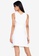 ZALORA BASICS white Sweetheart Neck Belted Fit & Flare Dress 95CF9AAD4D85D3GS_6