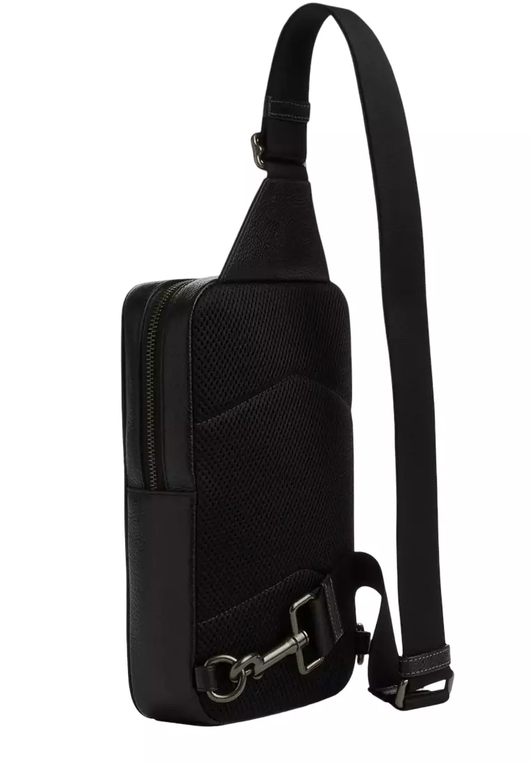 Sullivan Pack Bag In Signature Canvas - Tan/ Black CZ397