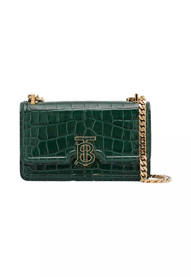Burberry green handbag top