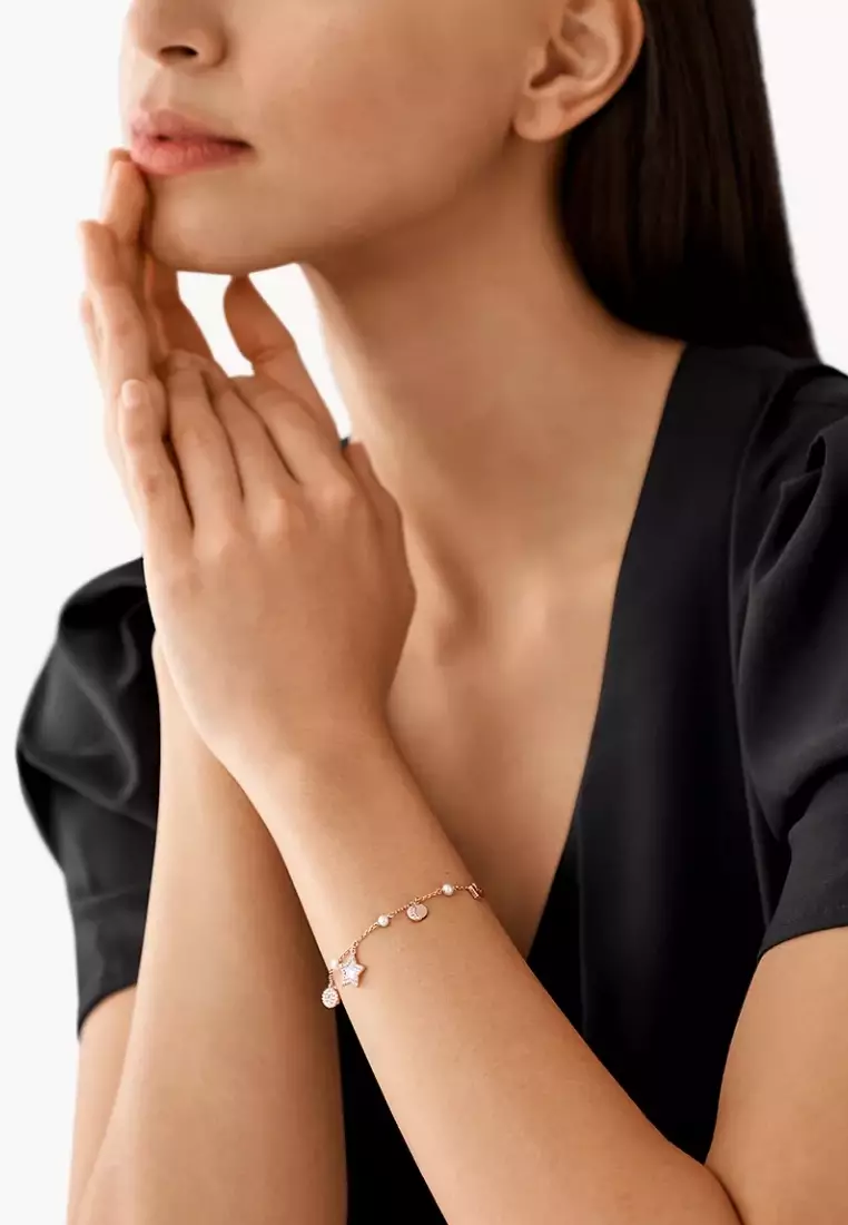 玫瑰金色黃銅手鍊 (EGS3107221)