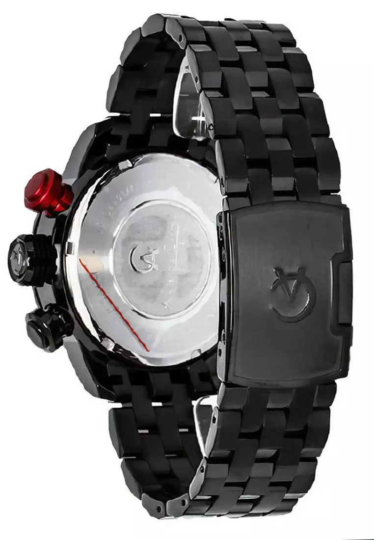 Alexandre Christie - Chronograph Watch - Black - Stainless Steel Bracelet - 6163MCBIPBARE