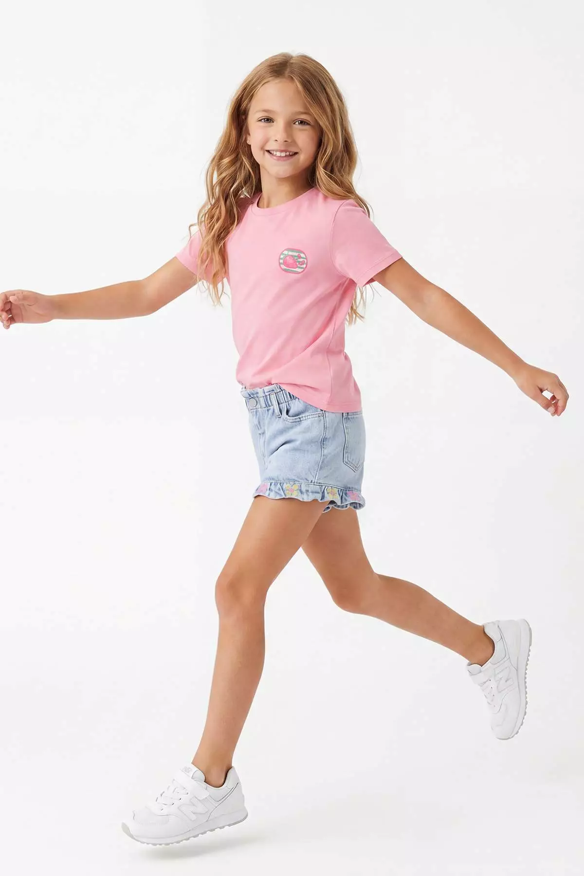 Lilac-Pink Printed Knitted T-Shirt Tkdss26Ts00027