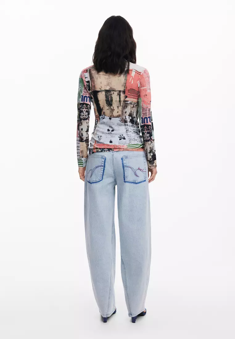 Fine postcard sweater