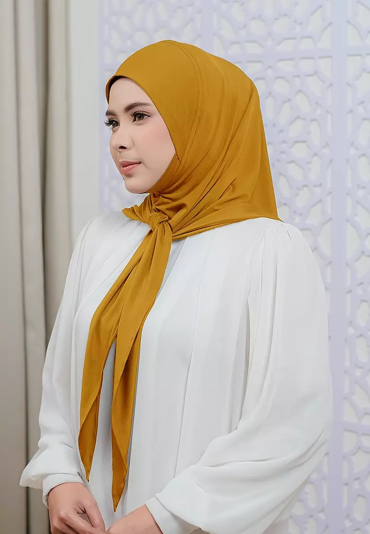 HIJAB INSTAN LUNA - HOT MUSTARD