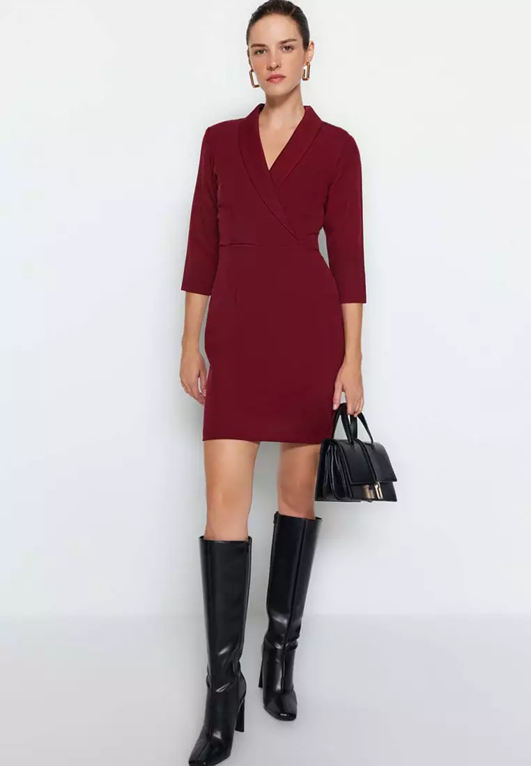 Jacket Collar Dress