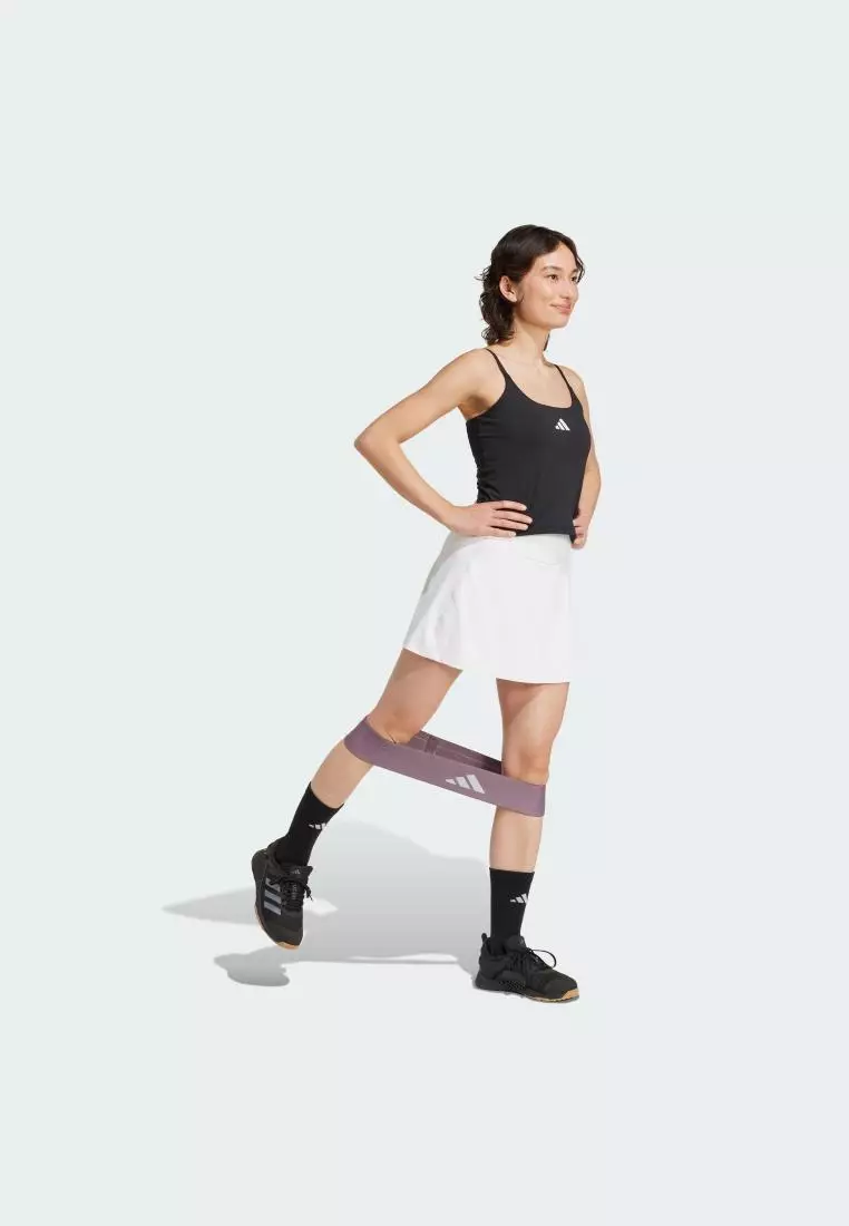 Gym & Training & Tennis & Padel Tennis Optimé Skort With Integrated Bike Shorts Women White JY2113
