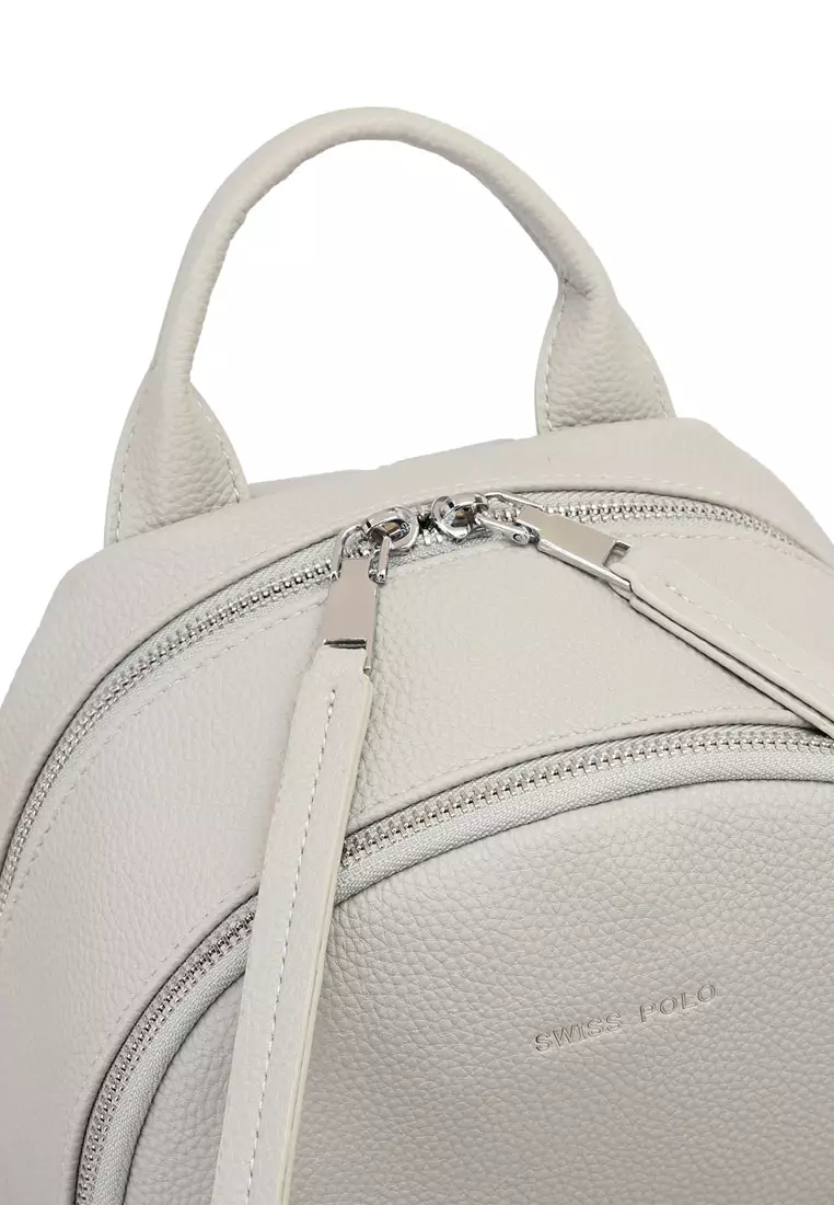 Women's Logo Backpack (Tas Ransel Wanita / Tas Punggung Wanita) - Abu-Abu