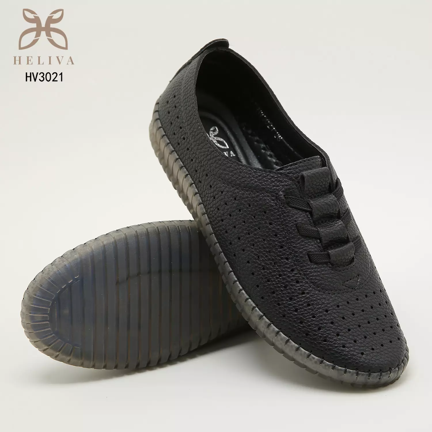 Heliva Agatha Loafer Slip On Lace Up Breathable