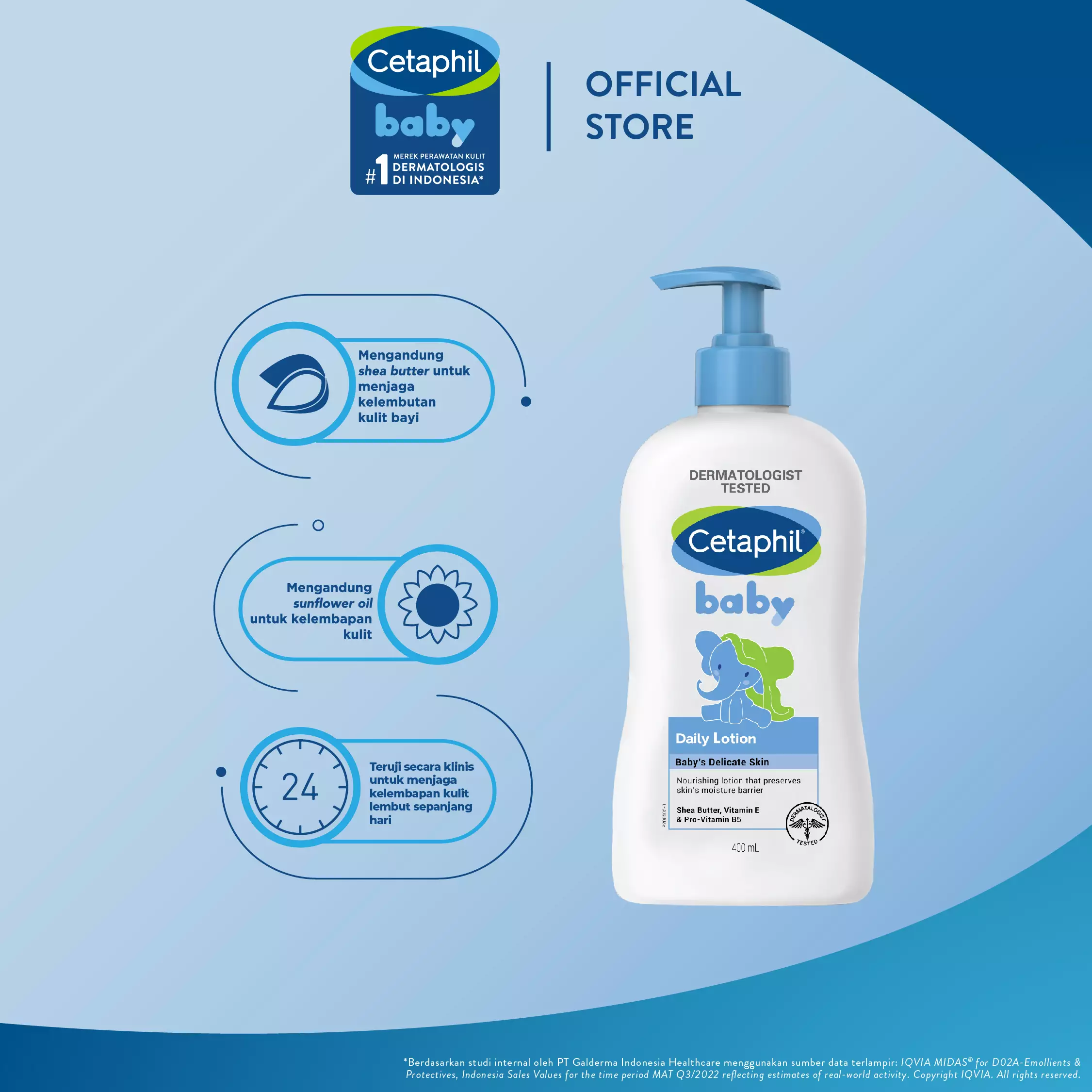 CETAPHIL BABY DAILY LOTION 400 ML