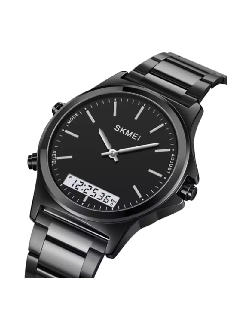 Jam Tangan Analog Pria Elegan 2120 ORIGINAL - Black