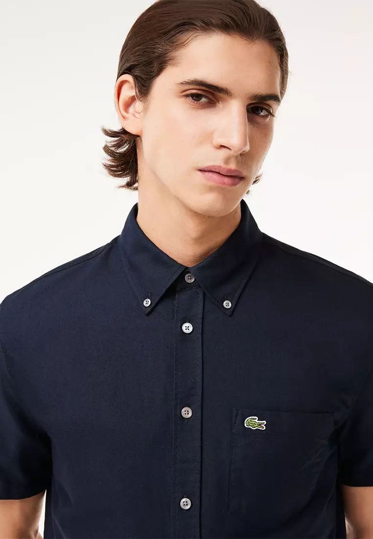 Regular Fit Short Sleeved Oxford Shirt