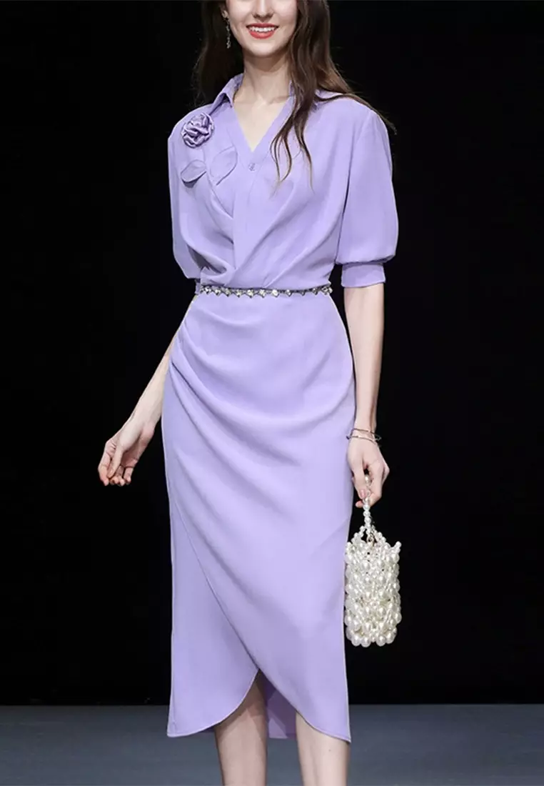 Purple deals business dress