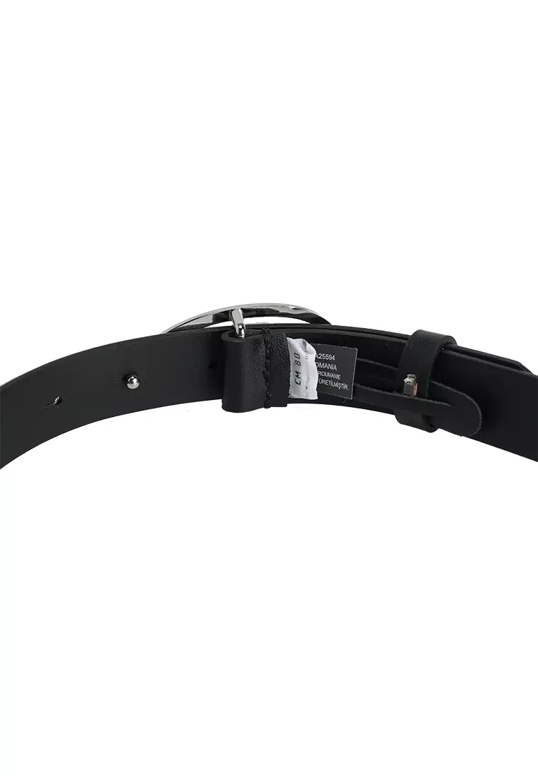 B-1DR Enamelled Buckle Belt 2.4cm