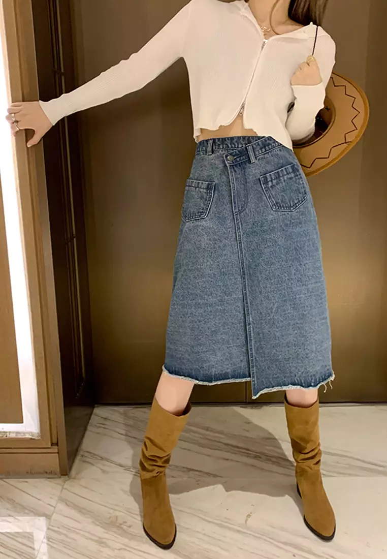 Pointy Suede Fabric Long Boots QZ2894-3