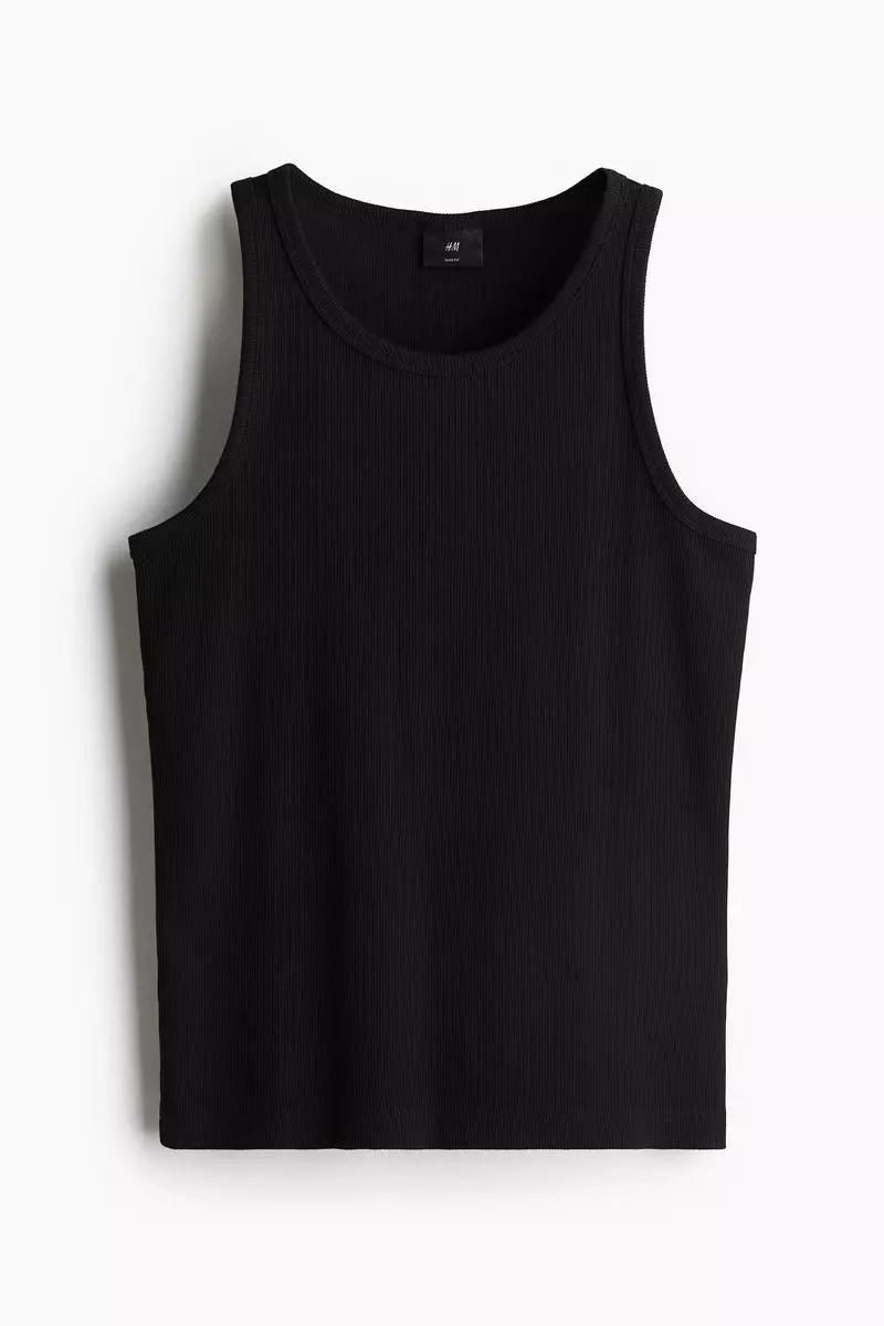 Slim Fit Ribbed vest top