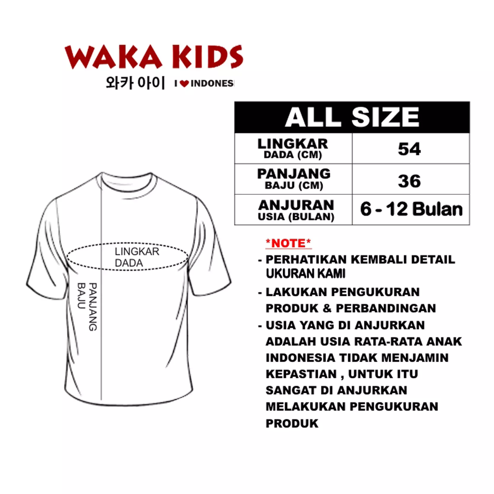 Wakakids Baju Atasan Lengan Pendek Bayi Anak Perempuan Motif Love Cat Usia 6 Bulan Hingga 12 Bulan 3603 Venwk