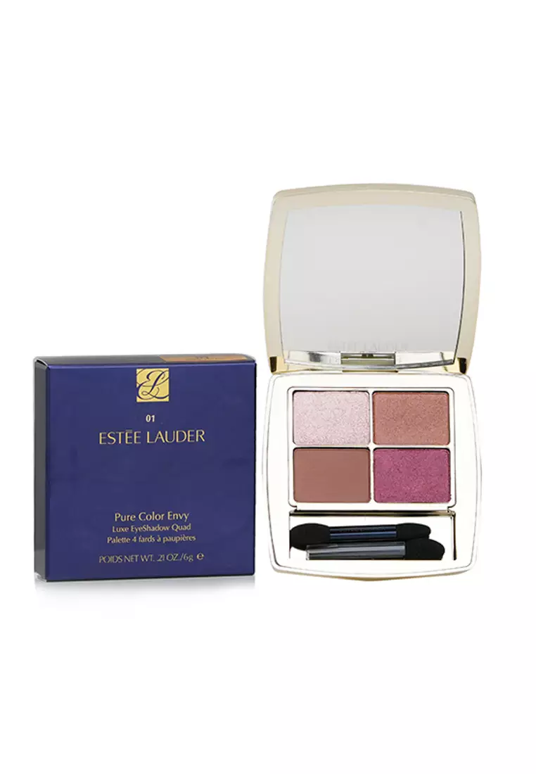 Estee Lauder - Pure Color Envy Luxe Eyeshadow Quad # 01 Rebel Petals 6g/0.21oz
