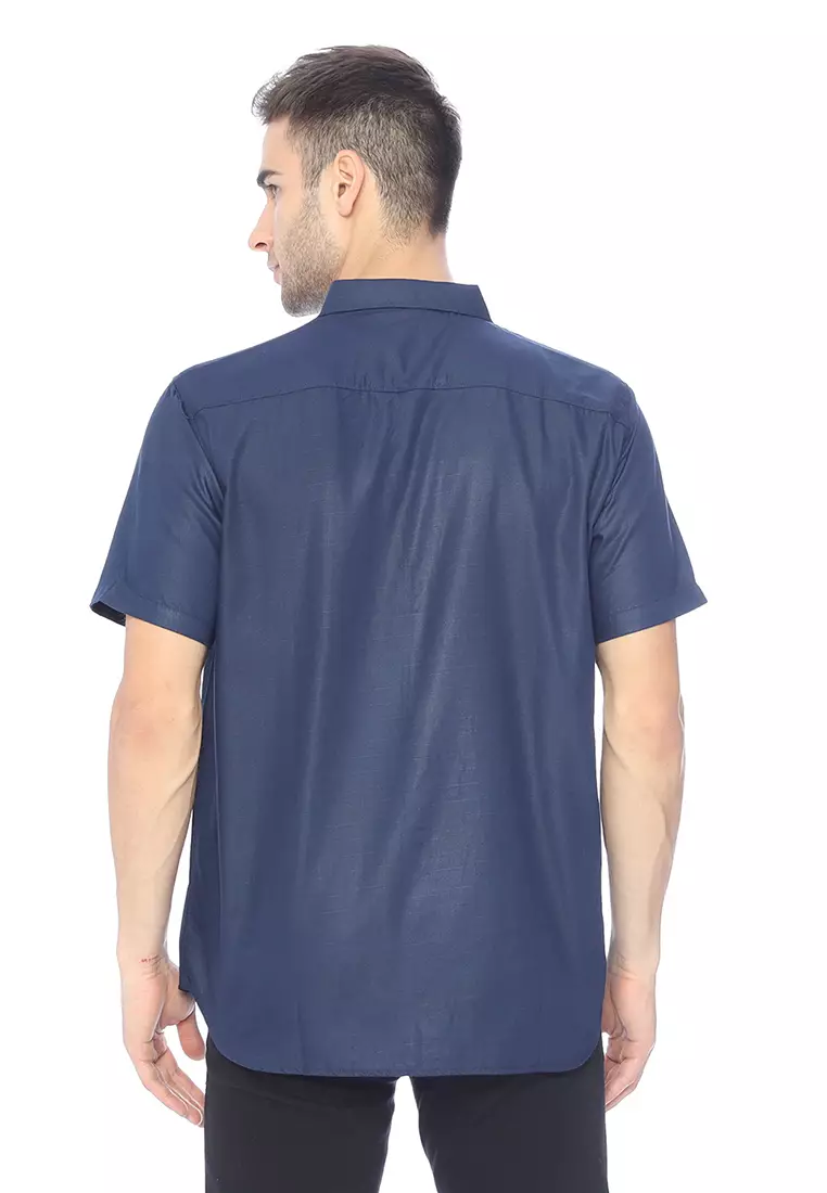 Ryusei Kemeja Arata Navy