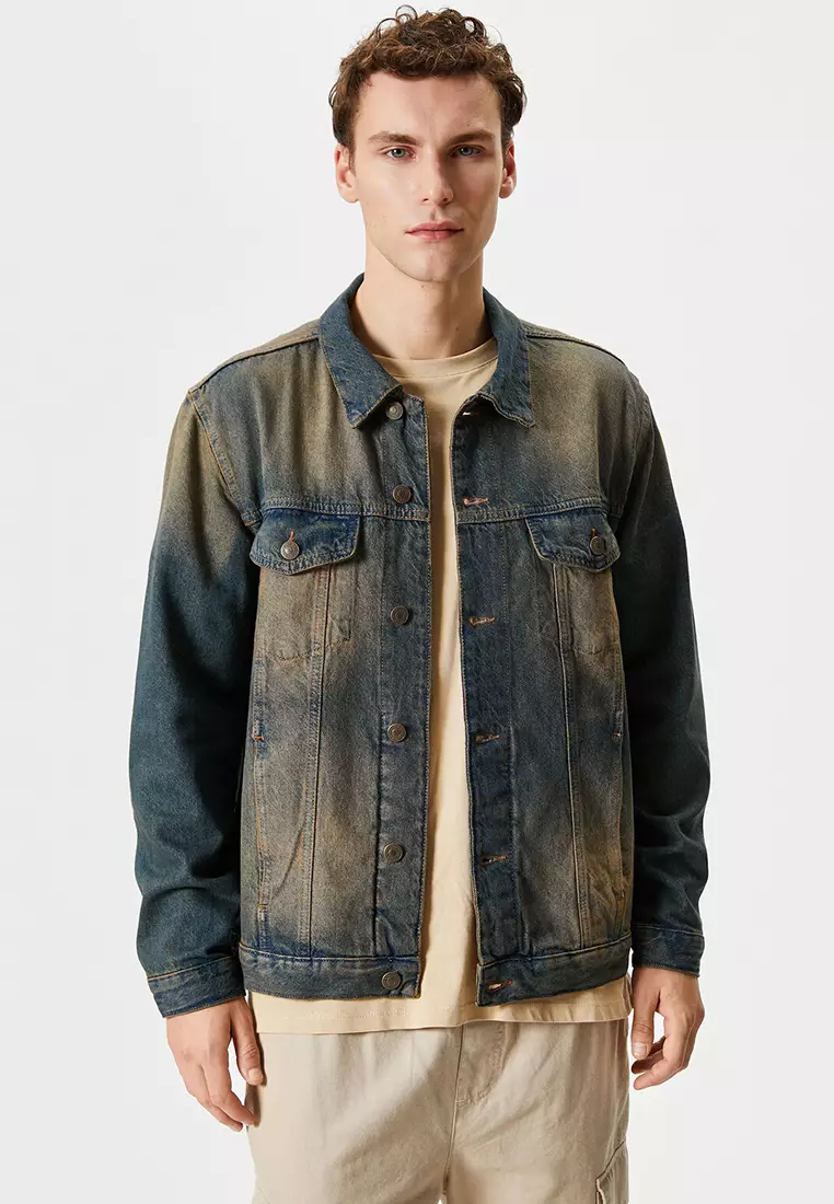 Jual KOTON Washed Denim Jacket Original 2025 ZALORA Indonesia ®