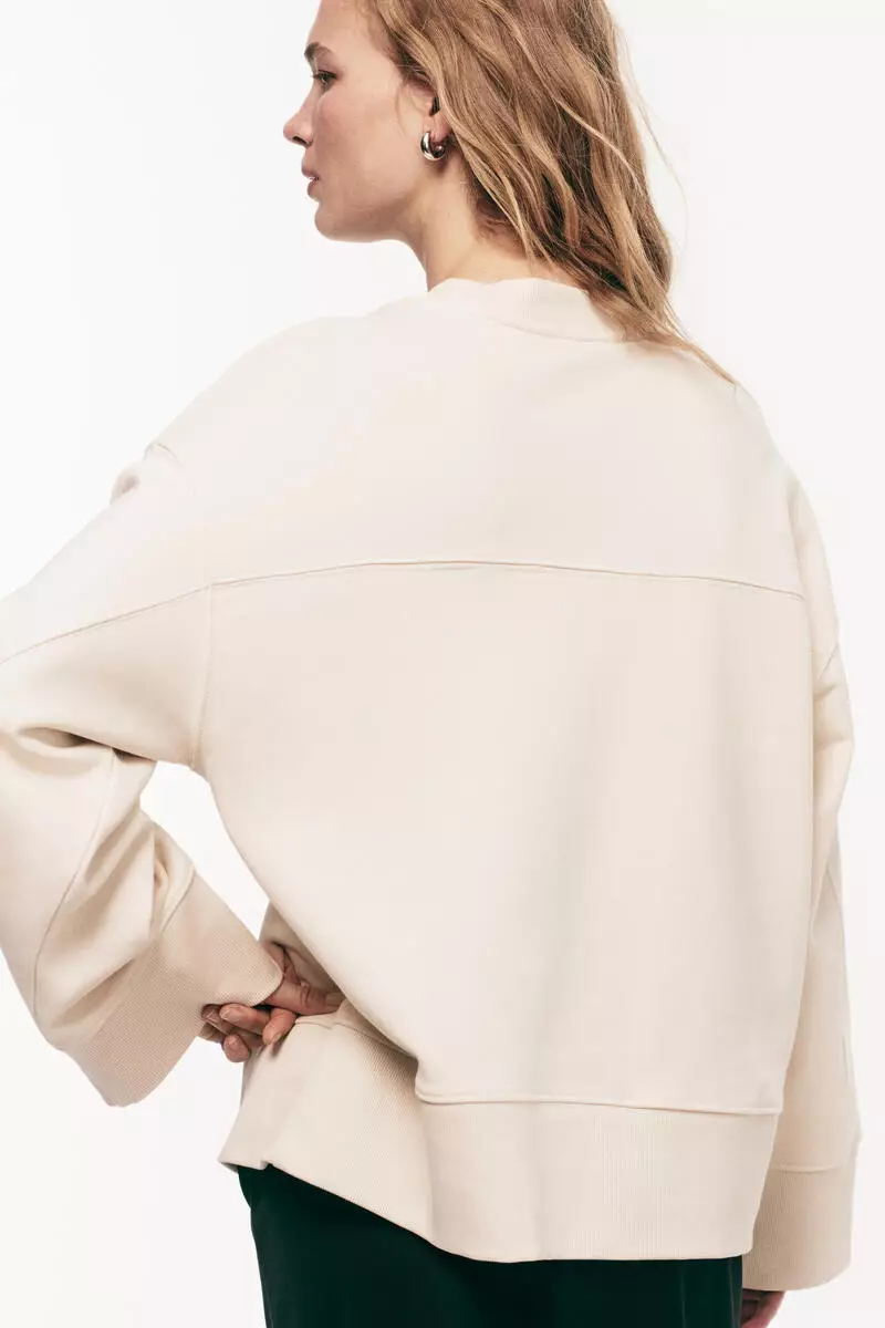 Oversized cotton sweatshirt