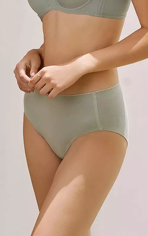 Sorella Panty Modal Briefs Midi S20-66320- Light Green