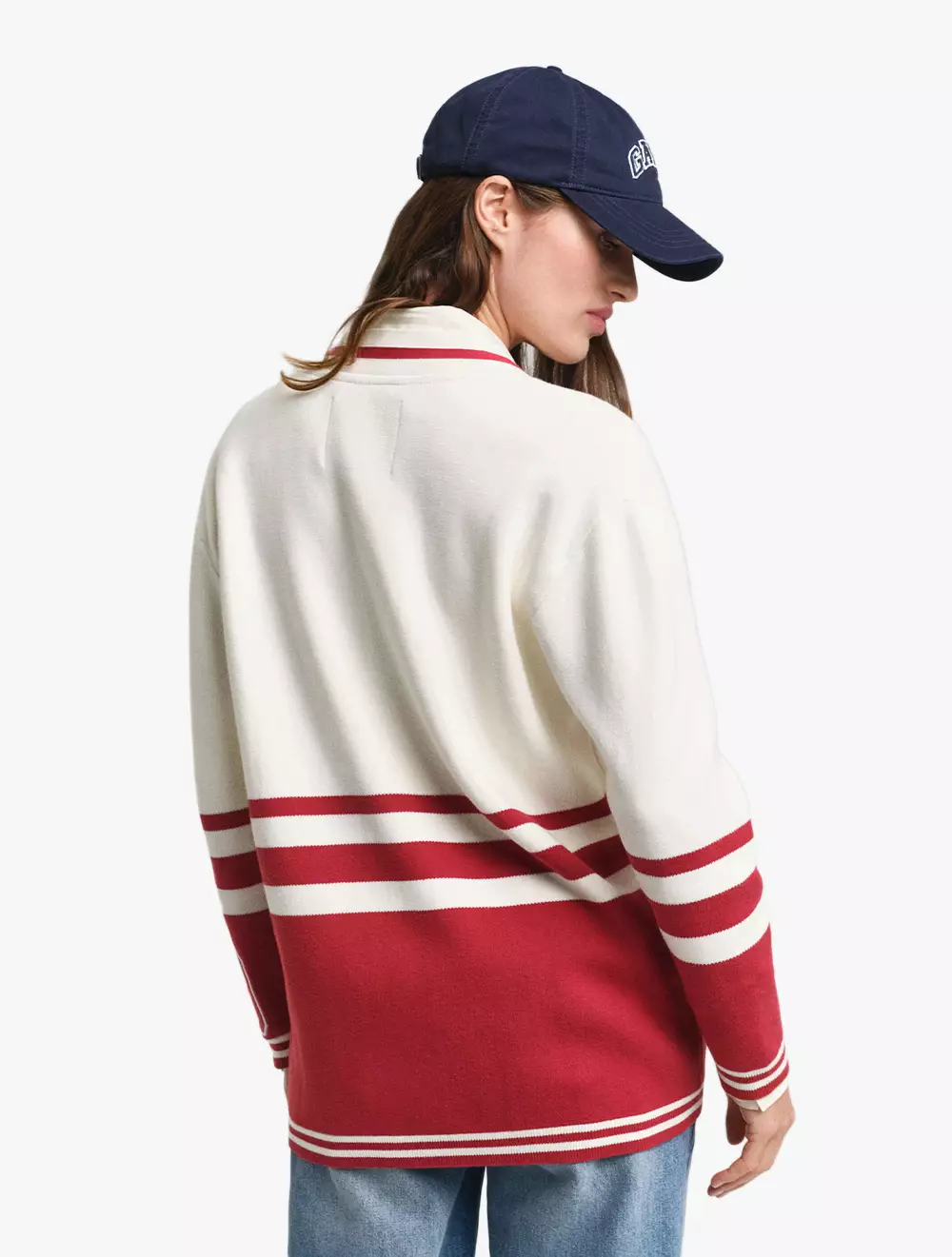 Gant - Outerwears - Gant Varsity Cardigan - Cream