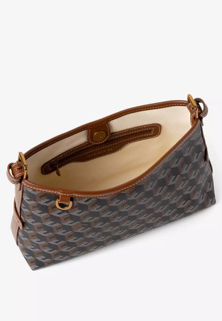 Nico Shoulder Bag Walnut Brown