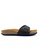 SoleSimple black Seville - Black Casual Soft Footbed Flat Slippers F2F6ESHD23E506GS_1