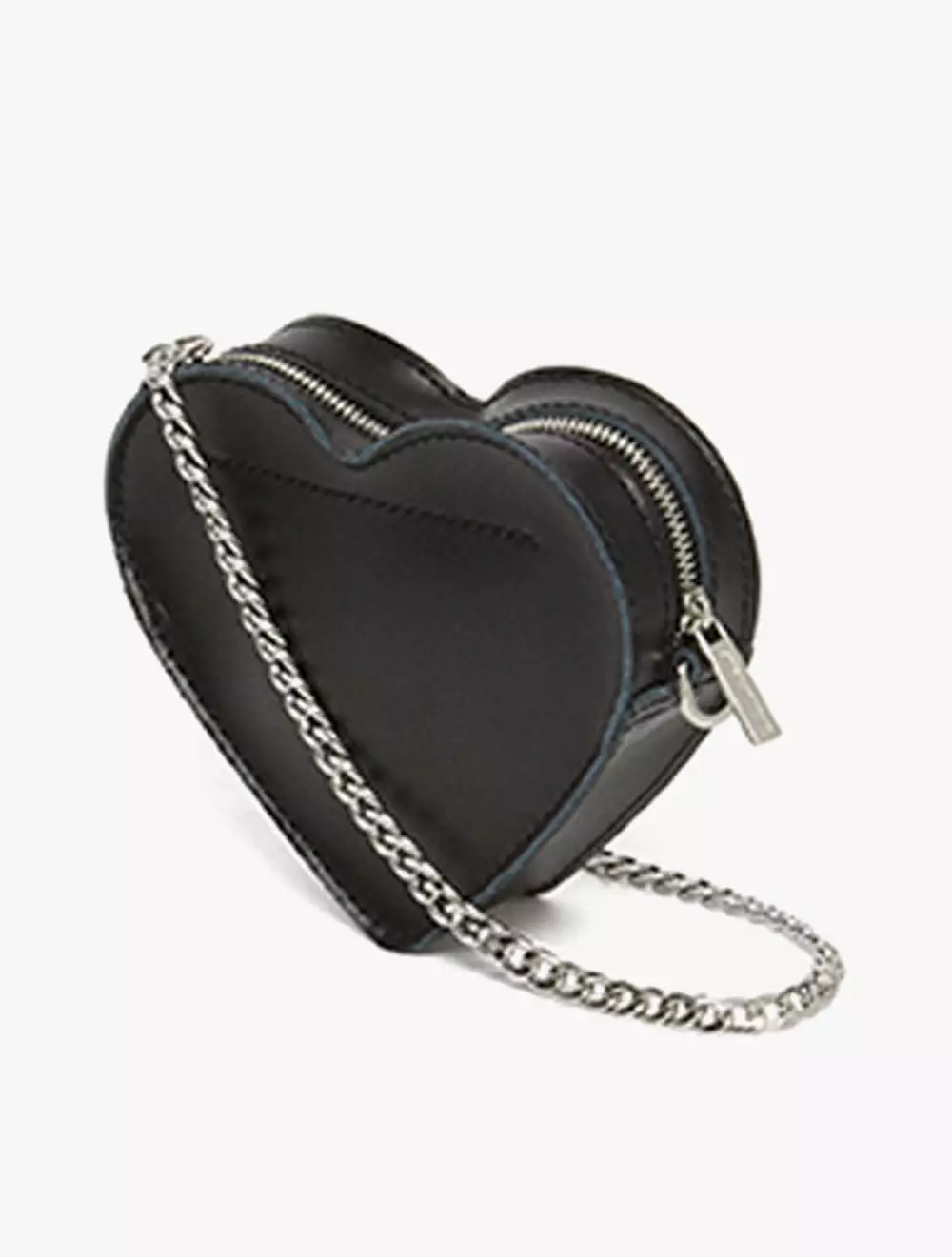 Mini Heart Bag PATENT - Black
