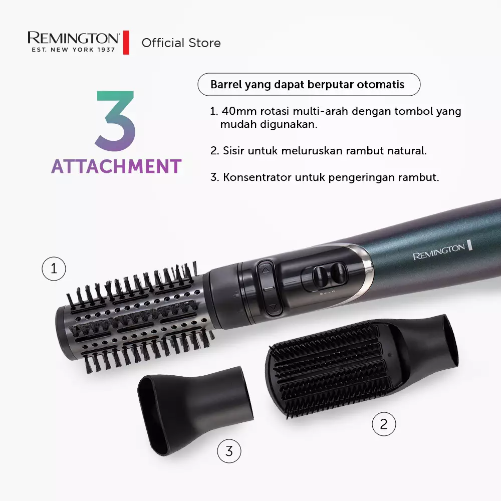 Remington Sisir Angin Illusion Airstyler AS7801-ID