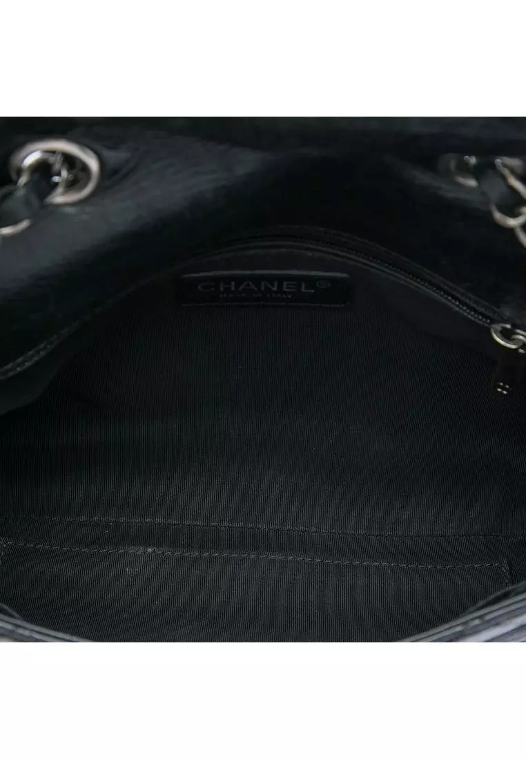 Pre-Loved Chanel Cc Quilted Calfskin Single Flap