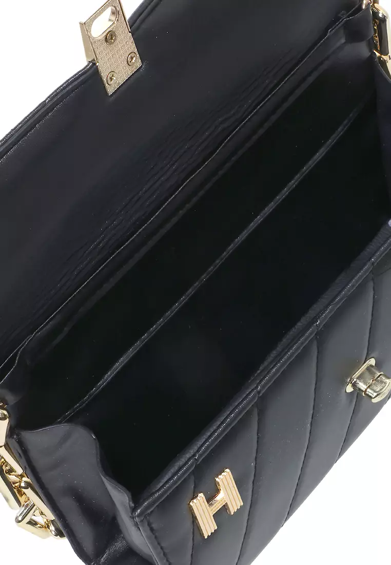 Werlyn Tas Selempang Wanita Cassanova Casual Large Storage Material Leather ORIGINAL - Black