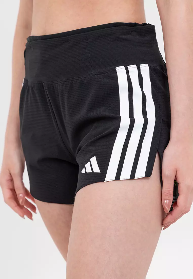 Running & Netball Adizero Running Gel Pocket Shorts Women Black JM3648