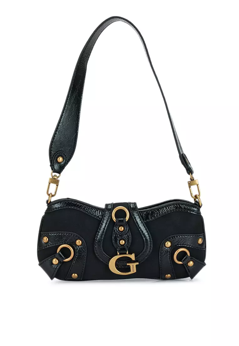 Buy Guess Gloss Vintage Top Zip Shoulder Bag 2023 Online | ZALORA