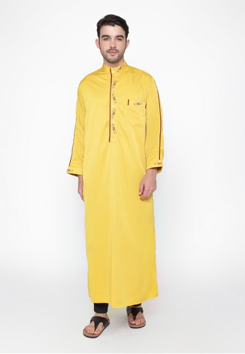 Jual Arafah Gamis  Pria Alanzo Yellow Original ZALORA  