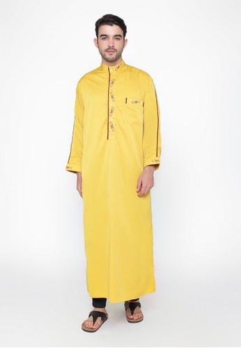 Jual Arafah Gamis  Pria Alanzo Yellow Original ZALORA  