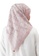 Buttonscarves pink Buttonscarves Louvre Voile Square Rose 757F4AA8DC8EAFGS_4