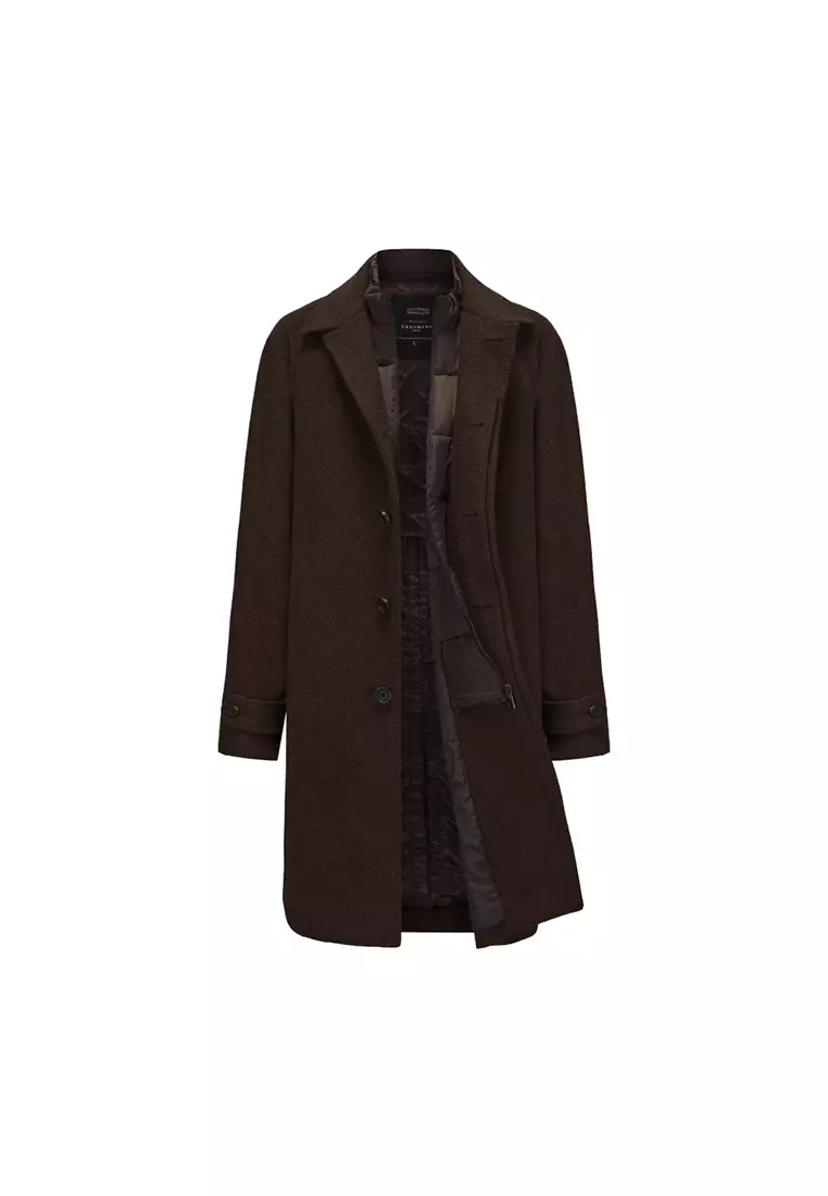 Premium Cashmere Coat Men
