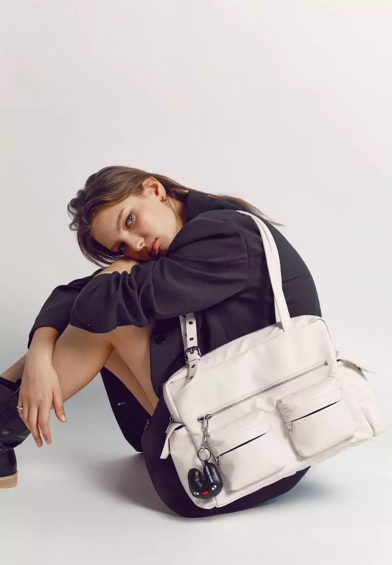 ★SAMO ONDOH★ Pocket Utility Bag M nappa ivory SMO_B01493 pocket mug bag M nappa ivory