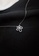 ZITIQUE silver Women's Diamond Embedded Hollowed Flower Necklace - Silver 883BFAC7A74A72GS_3