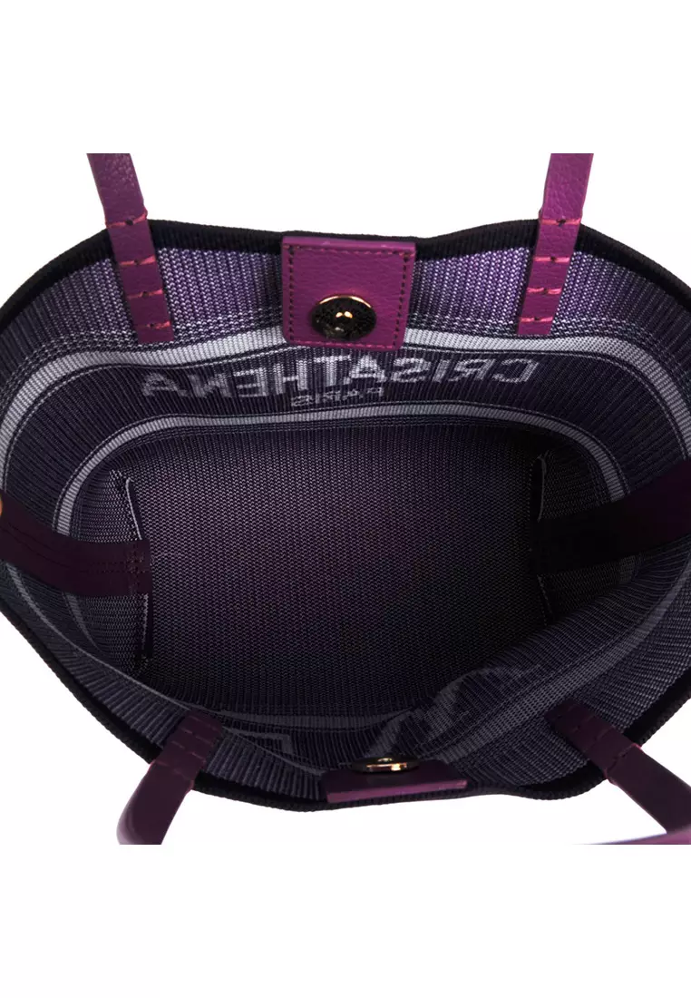 Legerete Small Tote Bag in Purple