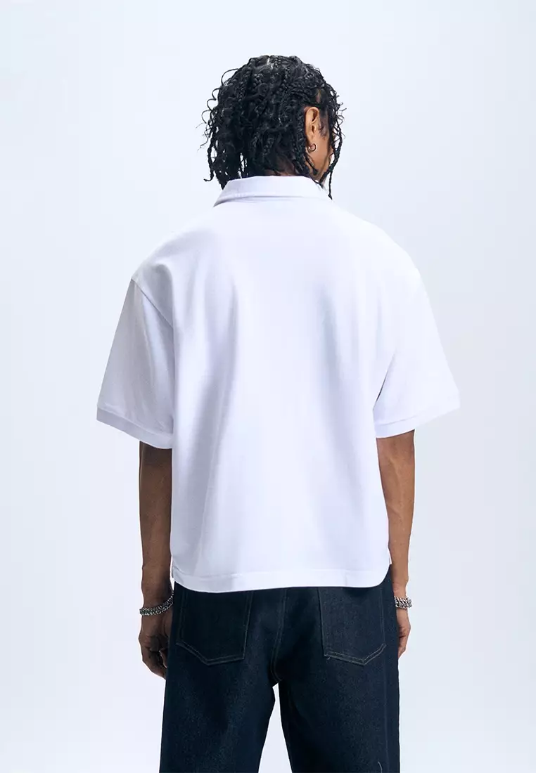 Graphic Boxy Polo
