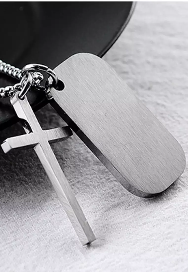 型男聖經軍牌項鍊