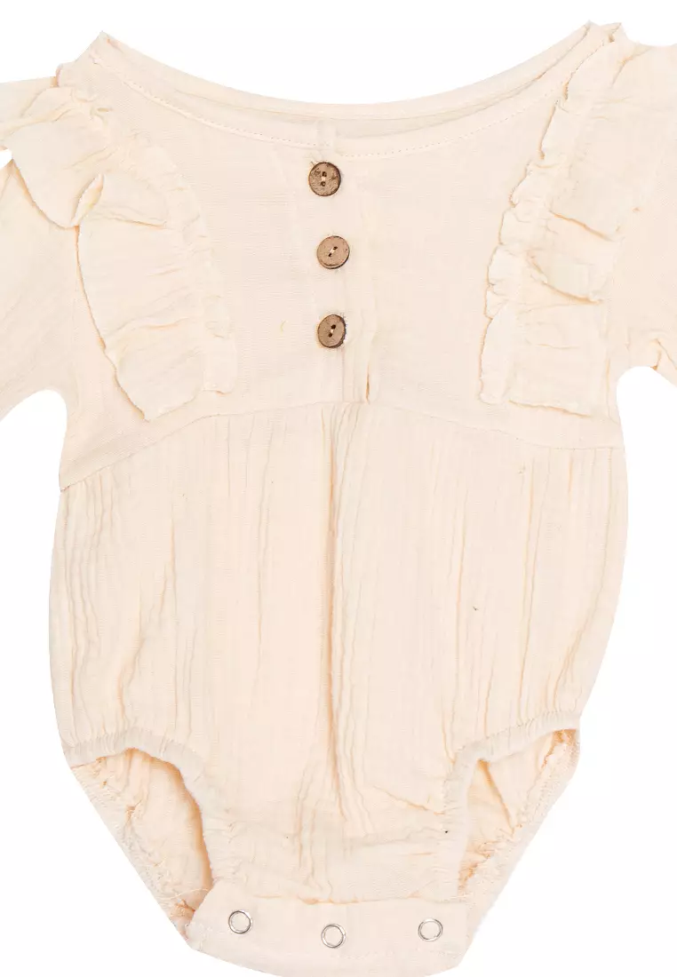 Solinas Ruffled Long Sleeves Playsuit
