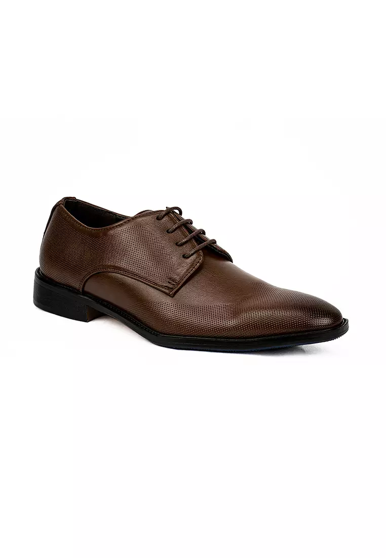 Discount on Mario D' boro Runway  shoes - SKU: Men's Formal With Lace Shoes MW 22242 Brown C17