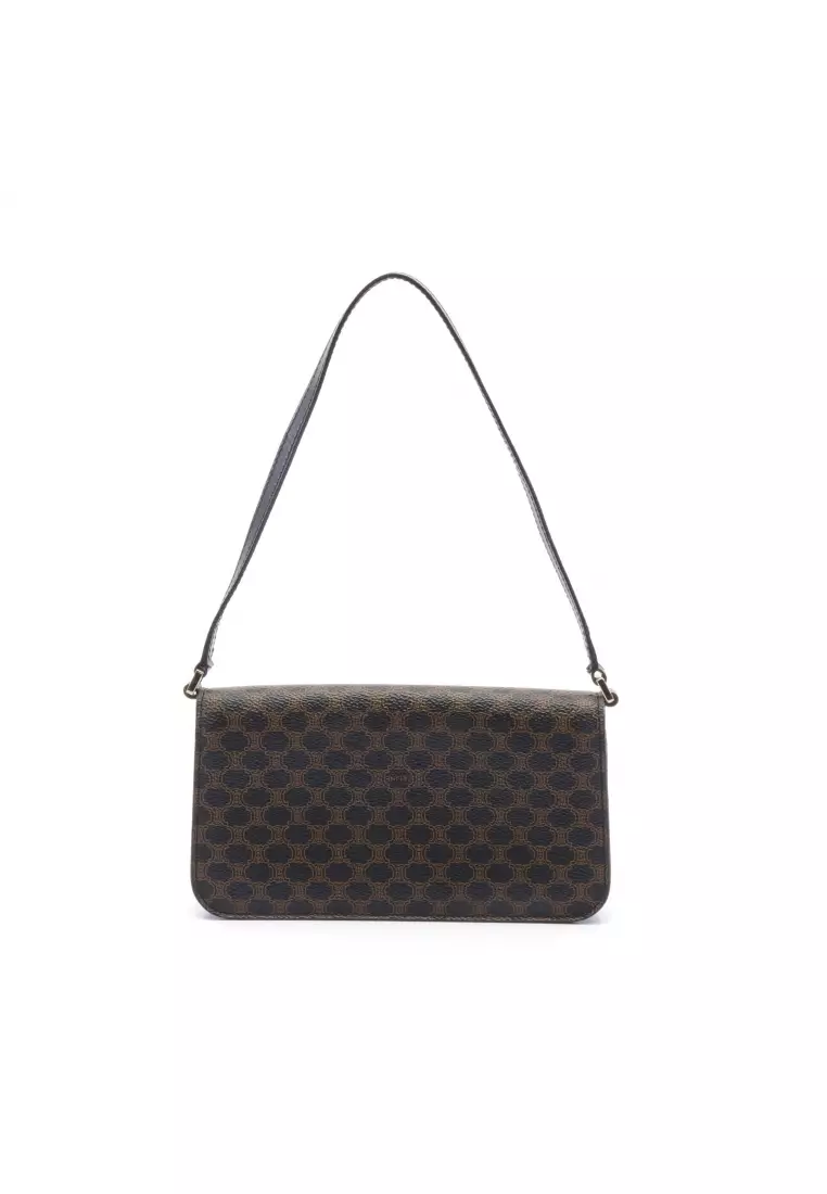 Buy Celine Pre loved CELINE Macadam Handbag PVC leather black