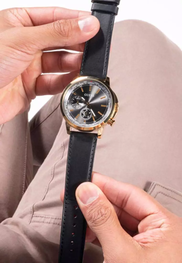 Guess Orologio Uomo Analogico – Design Elegante E Sportivo – Resistente All'Acqua - 5