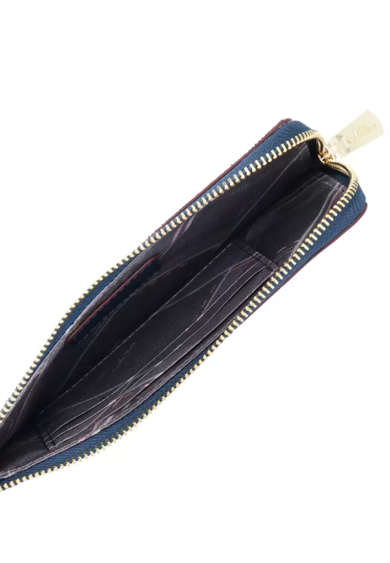 Dark Blue Carlo GEO Jacquard Wristlet Set