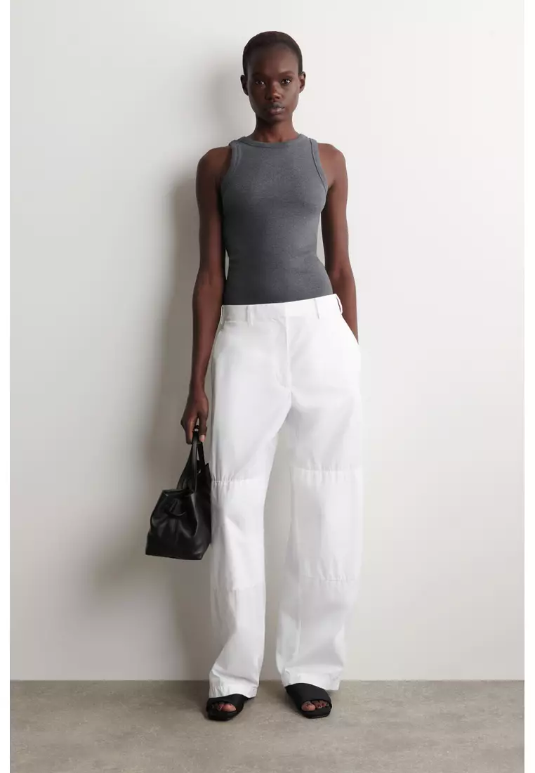Buy COS RIBBED COTTON TANK TOP 2026 Online | ZALORA