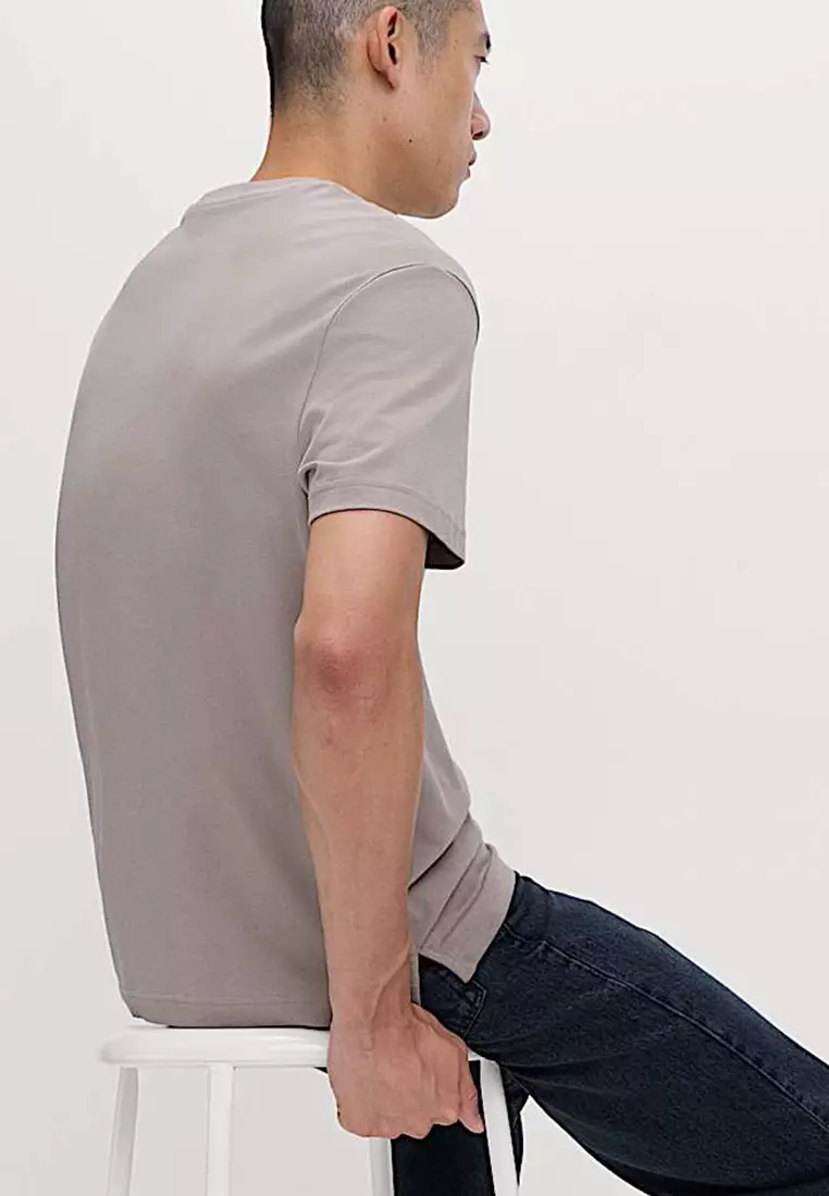 Pure Cotton Midweight Pocket T-shirt